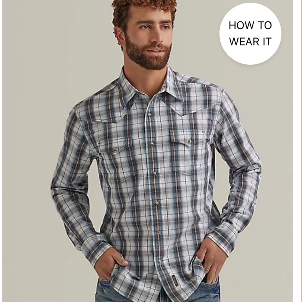 WRANGLER authentic western shirts